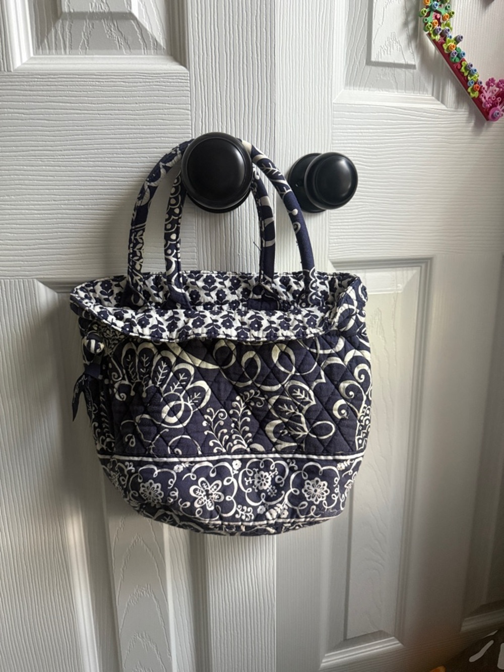 Quilted Navy Floral Vera Bradley